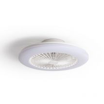 Techbrey - Ventilador de Techo led smart wifi rgb+w Zante ø 50cm Blanco cct Con Luz Wifi: True