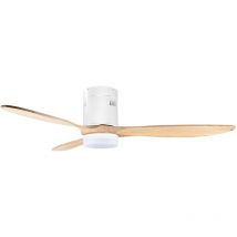Orbegozo - ventilador de techo con luz cp 114132, 6 velocidades, 3 aspas mandera, mando a distancia, temporizador, 132 cm diámetro, 40 w