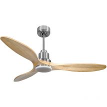 Purline - Ventilador de techo Modo Invierno/Verano Termostato Dimable Wifi Motor dc Techos Inclinados Mando a Distancia Luz tres tonos Hypersilence