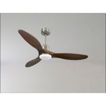 Klassfan - Modulo Latino iii - Super destratificateur et ventilateur dc 132 cm chrome pales gris idéal 26 à 40 m²