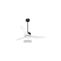 Klassfan - Modulo Super déstratificateur d'air,Lumière,thermostat,gris basalt et blanc 70 à 90 m² ultra efficace KLDC1P4WiL1Bk