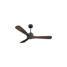 Klassfan - Modulo Slim Ring - Super destratificateur et ventilateur dc 132 cm noir pales bois sombre idéal 26 à 40 m²