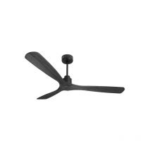 Tenerife Ring - Super destratificateur et ventilateur dc 166 cm Gris basalte pales bois noir sans Lumière 30 à 60 m²