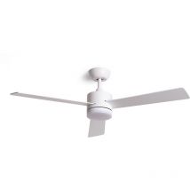 Techbrey - Ventilador de Techo Silencioso Fleves 132cm Motor dc Blanco Con Luz Mando a Distancia Wifi: False