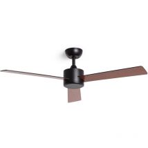 Techbrey - Ventilador de Techo Silencioso Fleves 132cm Motor dc Negro Sin Luz Mando a Distancia Wifi: False