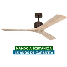Casafan - Ventilador de techo 313268 macau 132cm Madera natural/ bronce