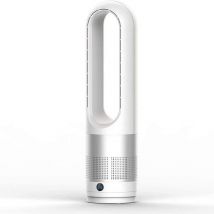 Ventilador de torre sin aspas Ulisem de 18 pulgadas, refrigeración y calefacción, 8 velocidades de viento, temporizador