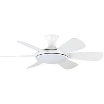 Orbegozo - ventilador de techo con luz cp 117105, 6 velocidades, 6 aspas, mando a distancia, temporizador, 105 cm diámetro, 40 w