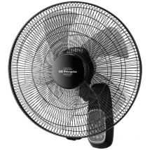 Orbegozo - ventilador de pared wf 0247, 3 velocidades, 3 modos, oscilante, cabezal inclinable, mando a distancia, temporizador, 45 cm díámetro, 60 w