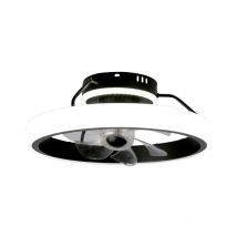 Cristalrecord - Ventilador Plafón led Dinirot Negro: Modernidad y Funcionalidad en tu Hogar