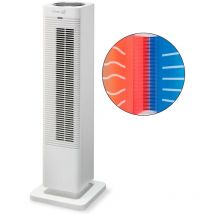 Clean Air Optima - Ventilador y calefactor CA-904W / 2en1 / termostato digital / hasta 40m2