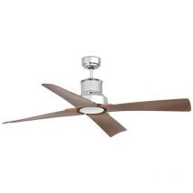 Faro Winche Ventilador de techo grande con / sin cromo claro, Madera