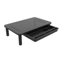 ZVD - Ventilated metal monitor stand for computer, laptop, desk, printer, with platform