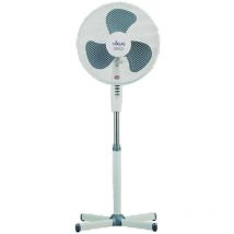 Niklas - Ventilateur sur pied 45W Mat télescopique 1.30m 3 vitesses 40 cm