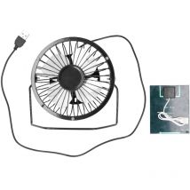 Ineasicer - Ventilateur à Panneau Solaire Accessoire De Kit De Refroidissement Usb Pour Mini Ventilateur Portable De Panneau Solaire Extérieur Peut