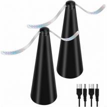 Treetalk - Ventilateur Anti-Mouche, Lot de 2 répulsifs Anti-moustiques sans Utiliser de Produits Chimiques, pour éloigner les mouches et les insectes