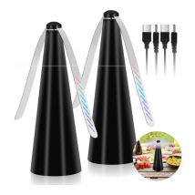 Shining House - Ventilateur Anti-moustiques, 2pc Répulsif à Pales pour Insecte, Repellent Moustique Fan pour éloigner Les Mouches et Les Insectes de