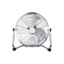 Tecnolux - Ventilateur sur pied Chrome 90W 3 vitesses D45cm Noir
