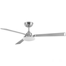 Leds-c4 - leds C4 Ventilateur du Plafond Calima Led 15.9W Blanc Chaud - 3000K 0-10V / Dali / Pwm Nickel Sat