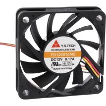 FD126010MS(1F5) Ventilateur axial 12 v/dc 35.7 m³/h (l x l x h) 60 x 60 x 10 mm