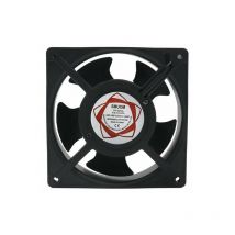 Ventilateur axial pour cassette de cheminée, insérable, haute température, de pales métalliques, silencieux et universel. 120 x 120 x 38 mm. -