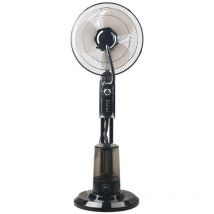 Niklas - Ventilateur Brumisateur 75W Orientable 3 vitesses Réservoir 3.2L Timer 1h Nébuliseur Portable