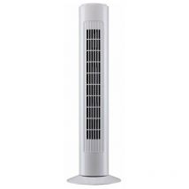 Ventilateur colonne oscillant DISMO 50W 3 vitesses H74cm blanc