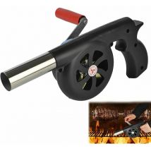 Briller - Ventilateur de Barbecue Manuel, Souffleur Barbecue Manuel, Souffleur Manuel pour Barbecue Charbon de Bois, Barbecue Souffleur Manuel pour