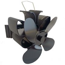 Tonchean - Ventilateur de Cheminée Magnétique, 4 Pales Ventilateur de Cheminée,Ventilateur Poele à Bois Silencieux pour Poêle à