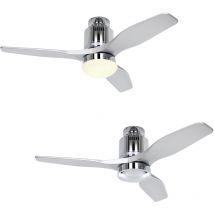 Ventilateur de plafond Aerodynamix Eco 112 CH / Argent