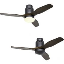 Casafan - Ventilateur de plafond Aerodynamix Eco 112 gb / Noyer