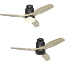 Casafan - Ventilateur de plafond Aerodynamix Eco 112 gb / Bois