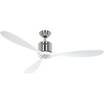 Casafan - Ventilateur de plafond dc Aeroplan Eco Chrome / Blanc