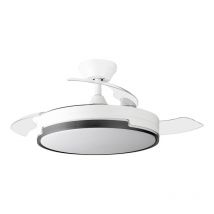 Orbegozo - Ventilateur de plafond avec lumière led Orgebozo Télécommande Silencieux 3 pales rétractables de 105 cm Mode Hiver-Été