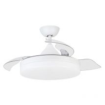 Orbegozo - Ventilateur de plafond avec lumière led Orgebozo Télécommande Silencieux 3 pales rétractables de 92 cm Mode Hiver-Été
