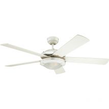Westinghouse - Ventilateur de plafond Comet Blanc avec éclairage