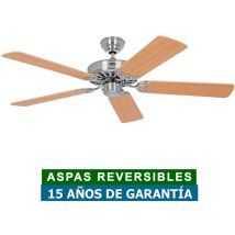 Casafan - Ventilateur de plafond 513214 classic royal 132cm hêtre ou plage/chrome