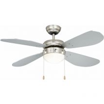 Aireryder - Ventilateur de plafond Classic 105 cm Nickel / Argent