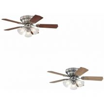 Westinghouse - Ventilateur de plafond Contempra Trio avec lumière