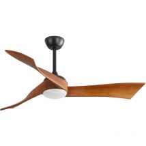 Okwish - Lumière de ventilateur de plafond de 52 pouces avec moteur à courant continu à économie d'énergie à distance à 6 vitesses