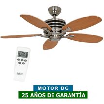 Casafan - Ventilateur de plafond 9510349 eco gamma 103cm Erable ou Hêtre / Chrome Satiné