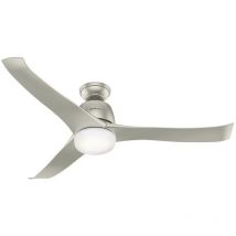 Ventilateur de plafond Harmony Nickel avec lumière
