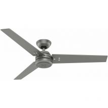 Hunter Fans - Ventilateur de plafond Protos Argent 132 cm
