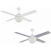 Westinghouse - Ventilateur de plafond Kelcie Blanc avec éclairage