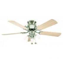 Fantasia - Ventilateur de plafond Mayfair Combi Acier 107 cm