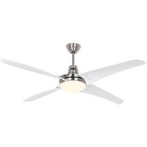 Casafan - Ventilateur de plafond Mirage ch-bl avec éclairage