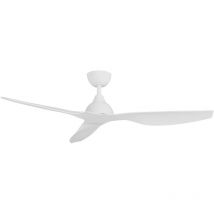 Sulion - Ventilateur de plafond moteur dc pour extérieur 132cm Blanc IP44