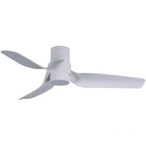 Lucci Air - Ventilateur de plafond dc Nautica Blanc avec led