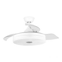 Orbegozo - Ventilateur de plafond Orgebozo avec lumière led Télécommande Silencieux 3 lames rétractables de 105 cm Mode hiver-été