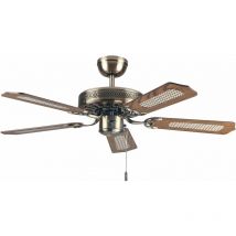 Deko-elektro - Ventilateur de plafond Paloma Slimline avec tirette